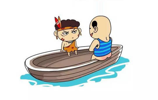 船翻了只要一小我头发湿了