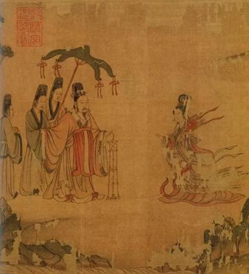 顾恺之《洛神赋图》(局部)