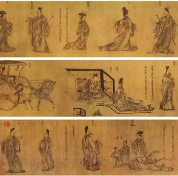 顾恺之列女图卷(局部)