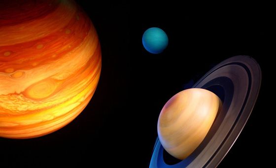 为甚么木星和土星都很扁