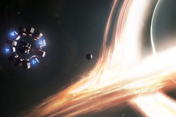 片子星际穿梭中的黑洞