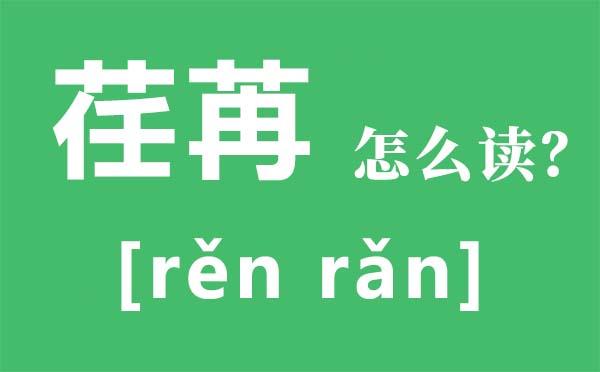 荏苒怎样读拼音是甚么,荏苒的意义是甚么,工夫荏苒是甚么意义