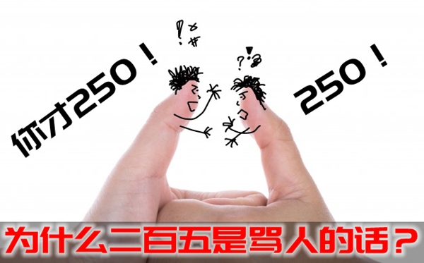为甚么二百五是骂人的话,别人骂你250怎样辩驳