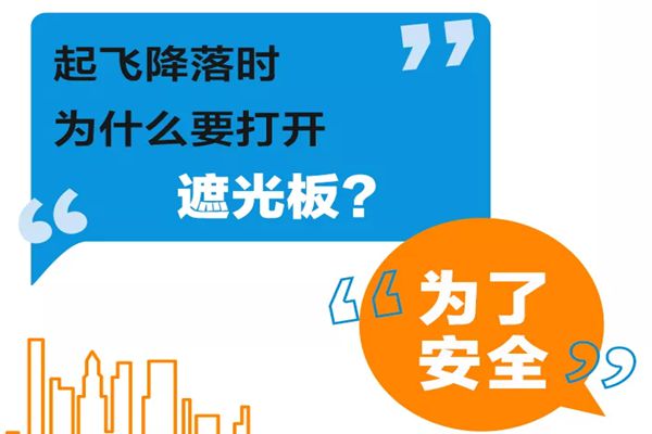 为甚么飞机腾飞下降要翻开遮光板