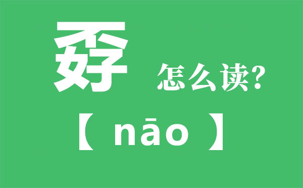孬怎样读,不好念甚么,孬字的拼音,孬字是甚么意义