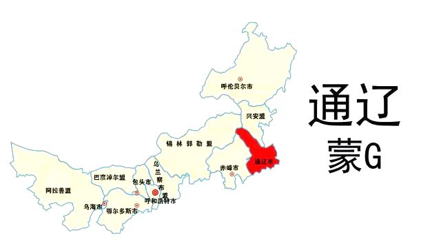 蒙G是那里的车商标,通辽的车商标是蒙甚么