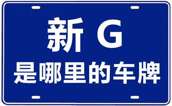 新G是那里的车商标,塔城地域的车商标是新甚么