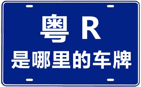 粤R是那里的车商标,清远的车商标是粤甚么