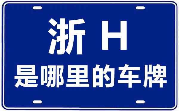 浙H是那里的车商标,衢州的车商标是浙甚么
