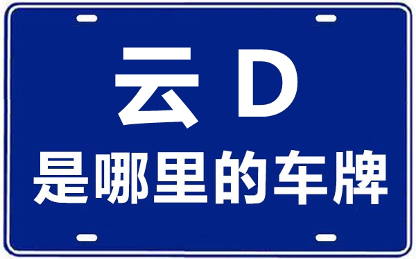 云D是那里的车商标,曲靖的车商标是云甚么
