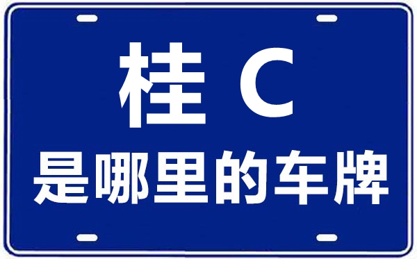 桂C是那里的车商标,桂林的车商标是桂甚么