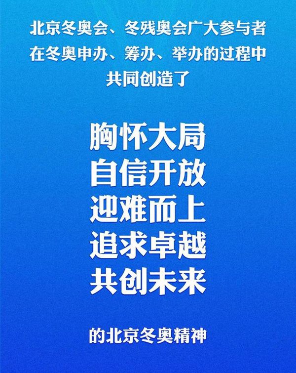 甚么是北京冬奥精力,2022北京冬奥会精力是甚么