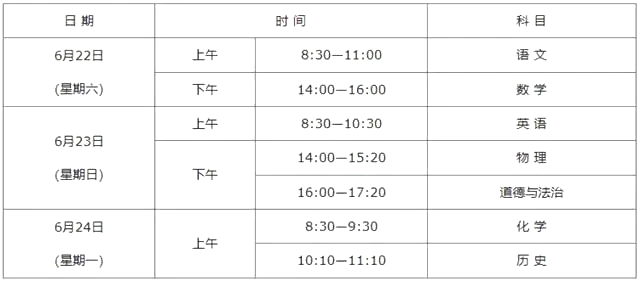 2024年陕西中考时辰,陕西中考各科详细时辰支配表