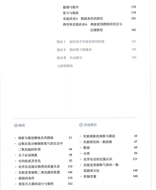 2024年秋人教版九年级化学新讲义有哪些修改变更（附新讲义目次）