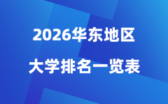 2026韶华东地域大学排名一览表(