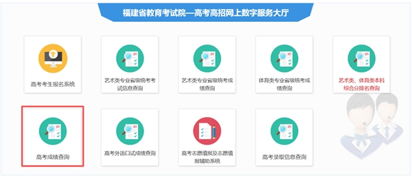 2026年福建省高考绩绩查问网站进口(//www.eeafj.cn/)
